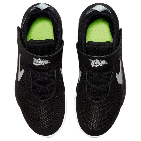 NWT Nike Boy's Team Hustle D 10 (Big Kid) Black/Metallic Silver/Volt/White 4 - Picture 5 of 6